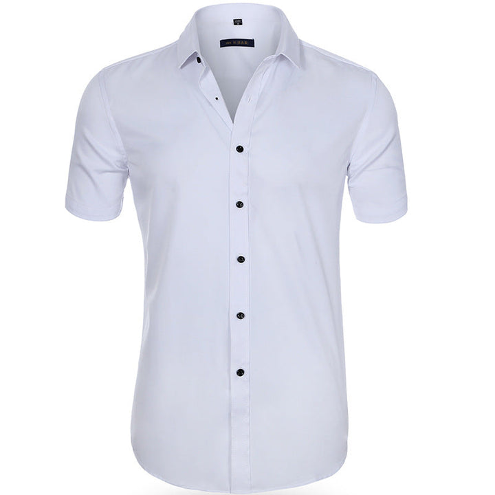 Clevecorner™ Breathable Elastic Anti-Wrinkle Short Sleeve Shirt