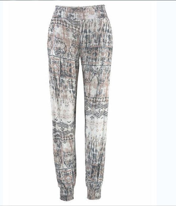 Women's Printed Casual Pants - Clevecorner