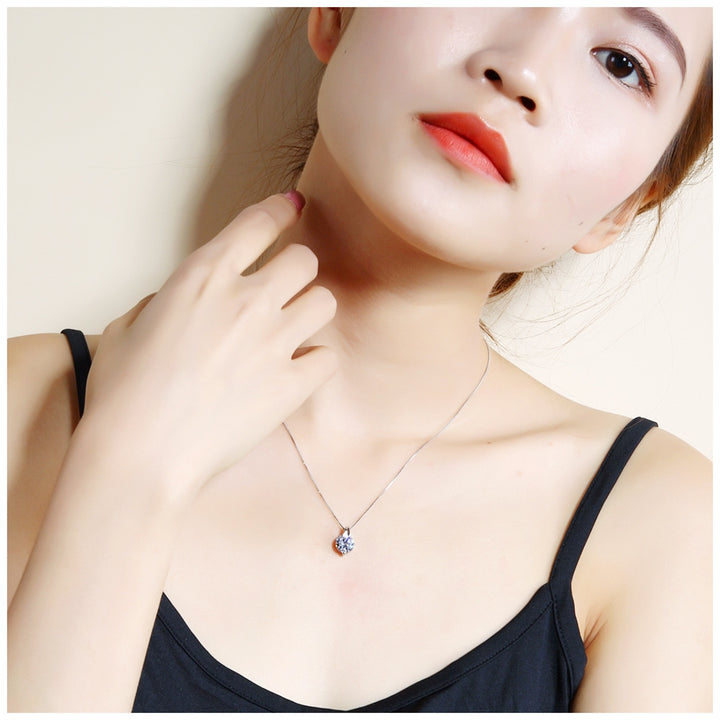 S925 Sterling Silver Cubic Zirconia Necklace