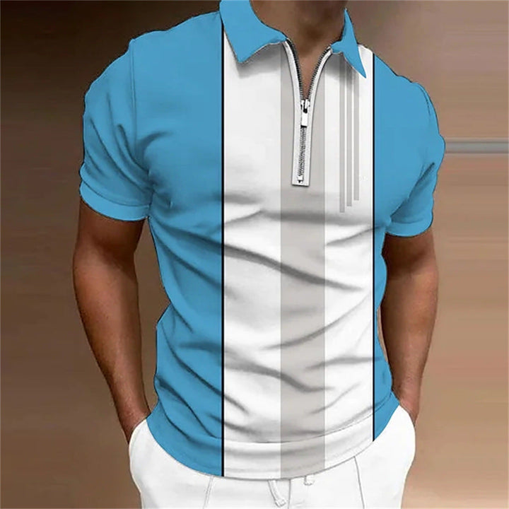 Men's Polo Shirt with Dynamic 3D Print