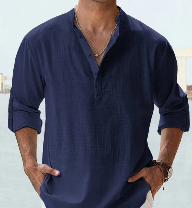 Men's Casual Loose-Fit Sports Shirt