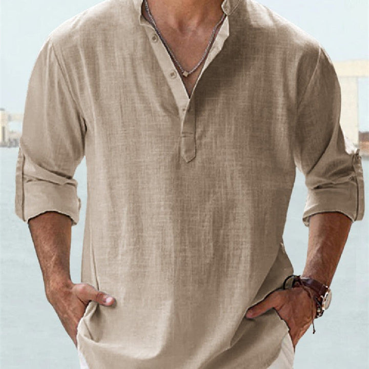 Men's Casual Loose-Fit Sports Shirt