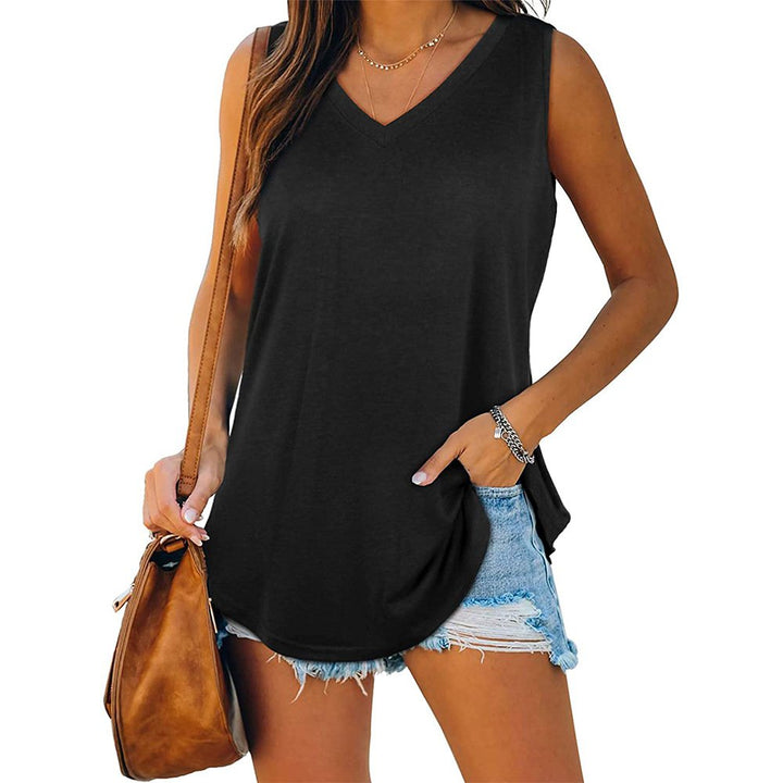 Summer V-neck Tank Top - Clevecorner