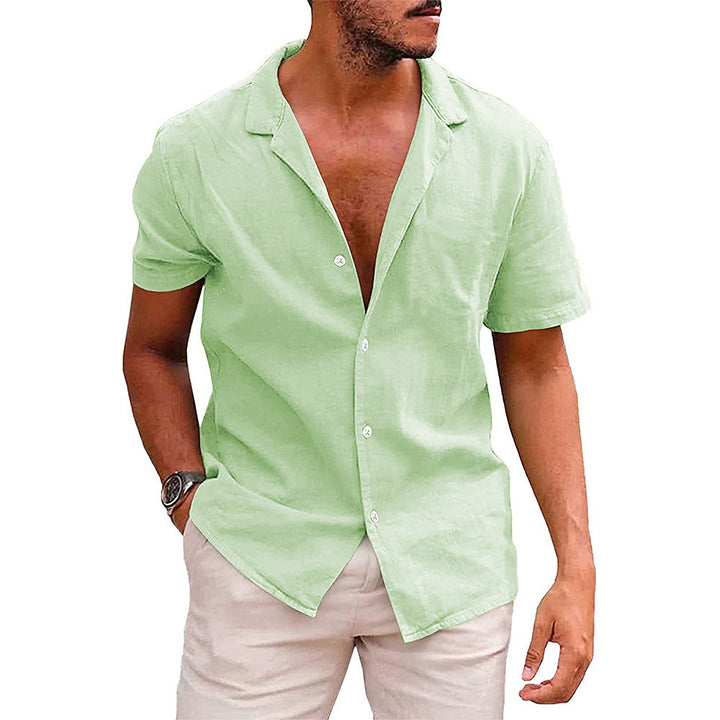 Men's Casual Button Down Short Sleeve Summer Shirt