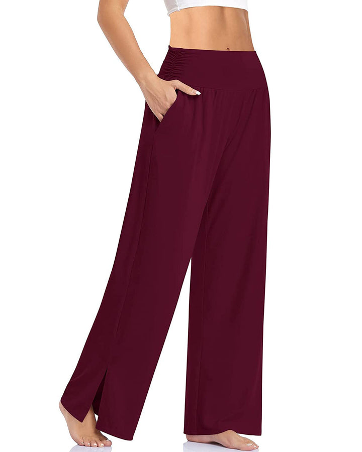 Wide Leg Casual Loose Yoga Sports Pants - Clevecorner