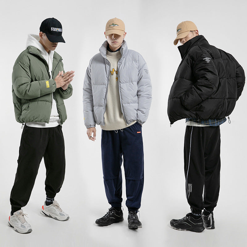 Men's Stand Collar Padded Jacket