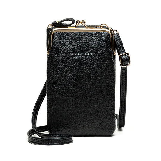 Clevecorner™ CRYSTAL LEATHER SHOULDER BAG