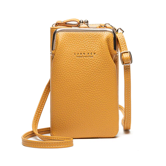 Clevecorner™ CRYSTAL LEATHER SHOULDER BAG