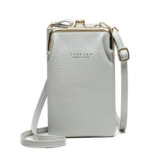 Clevecorner™ CRYSTAL LEATHER SHOULDER BAG