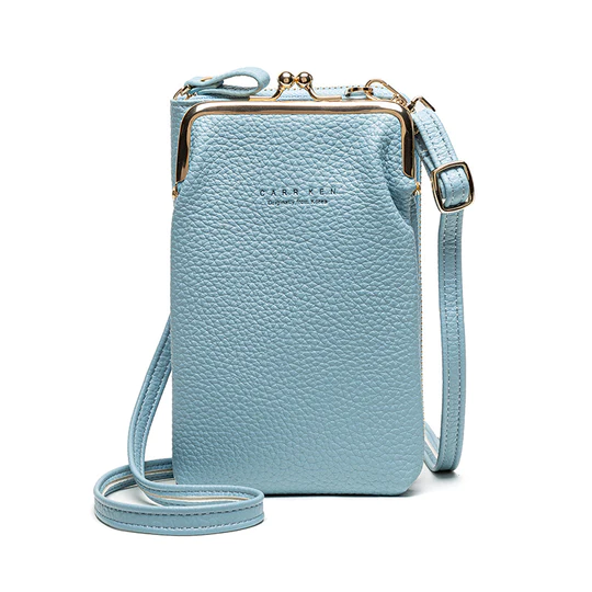 Clevecorner™ CRYSTAL LEATHER SHOULDER BAG