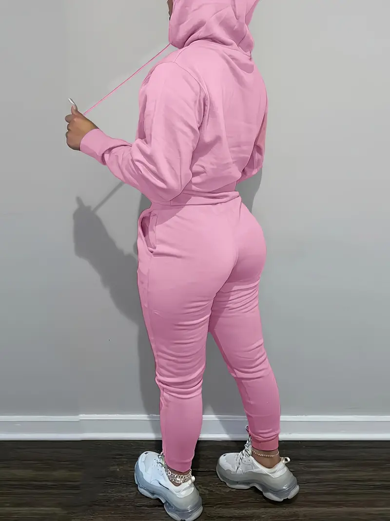 Comfy Hoodie And Loose Sweatpants Set