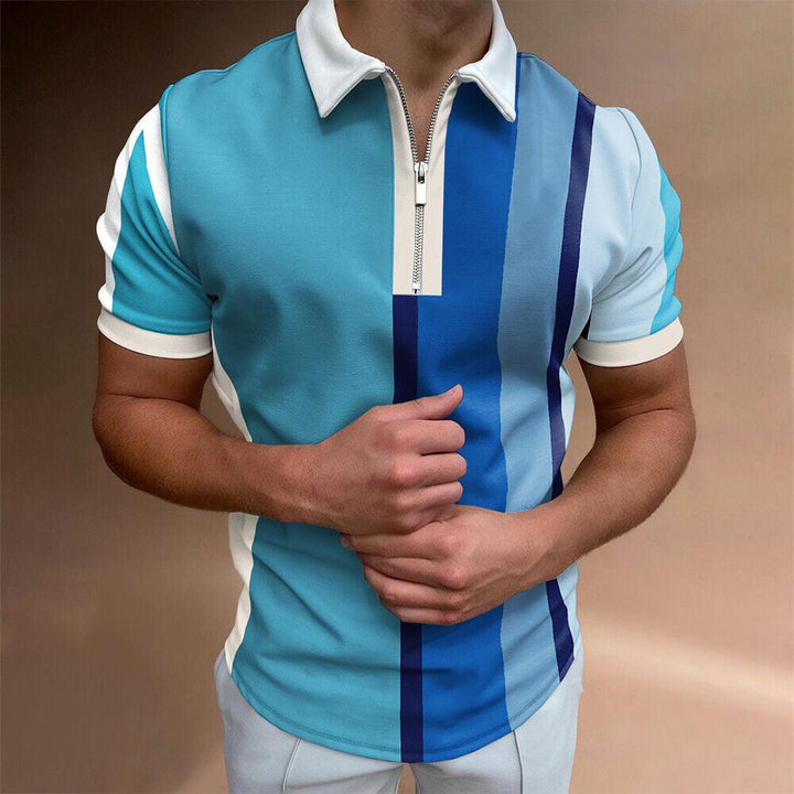 Euro-American Men's Casual Short Sleeve