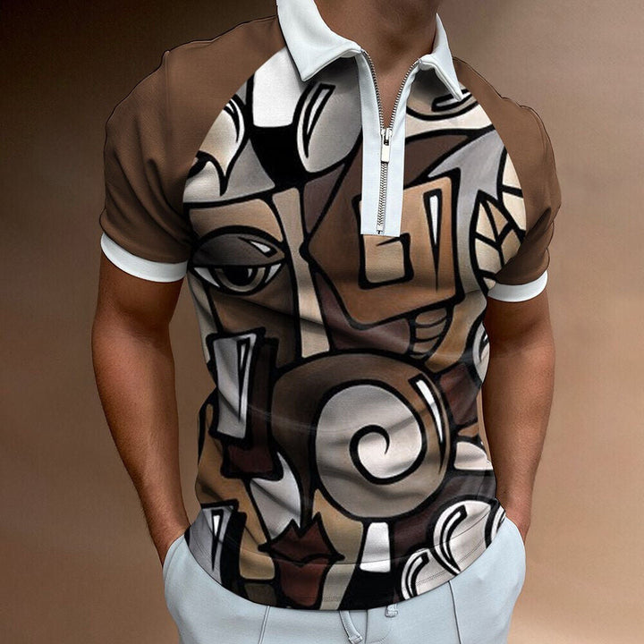 Euro-American Men's Casual Short Sleeve