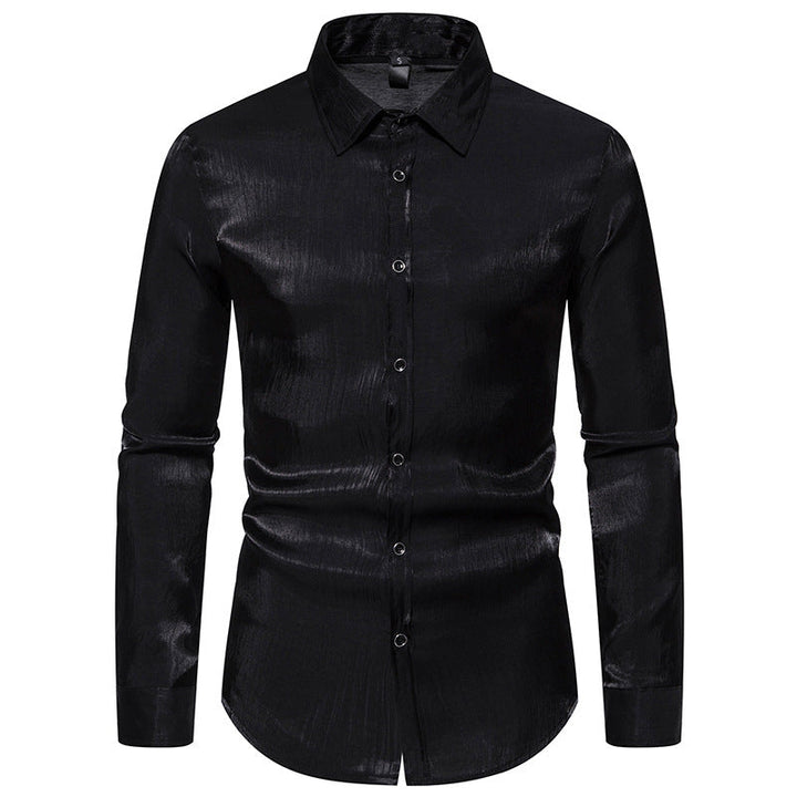 Colorful Slim Men's Nightclub Shirt