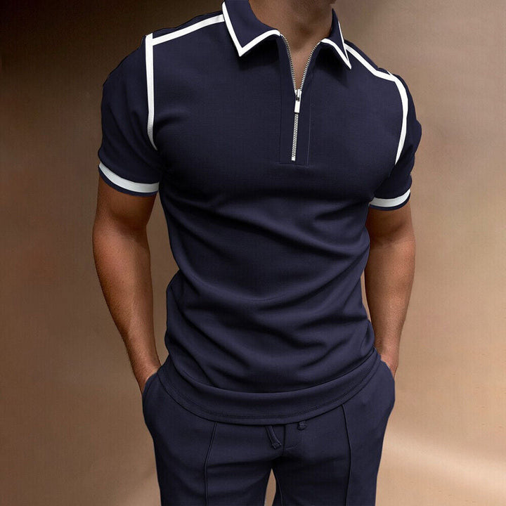 Euro-American Men's Casual Short Sleeve