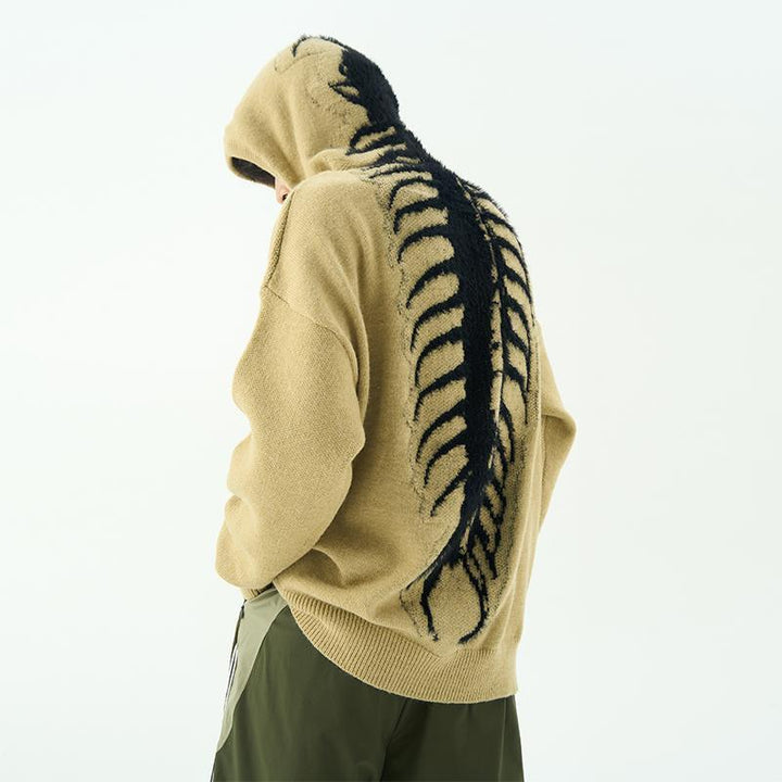 Clevecorner™ Knitted Centipede Hoodie