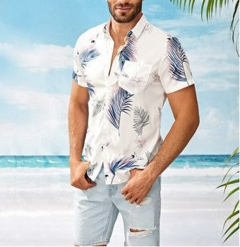 Men's Printed Hawaiian Shirt