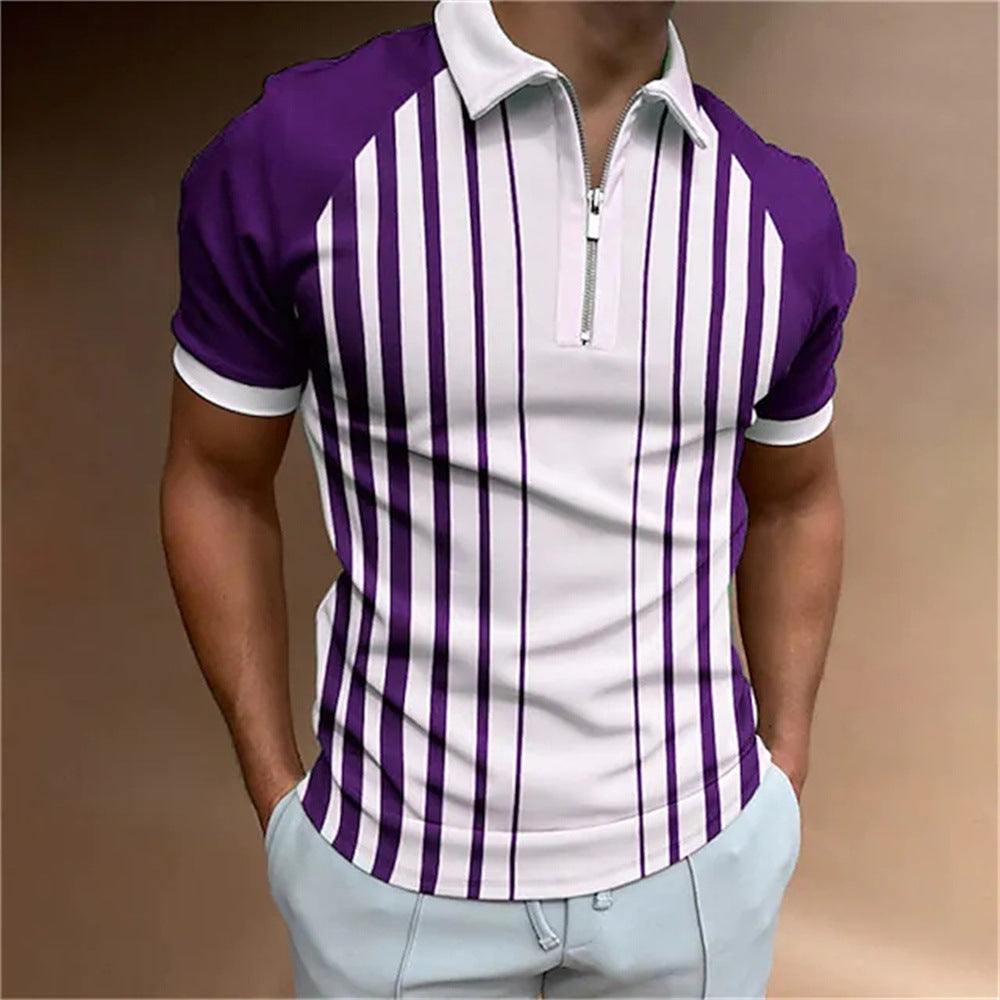 Men's Polo Shirt with Dynamic 3D Print