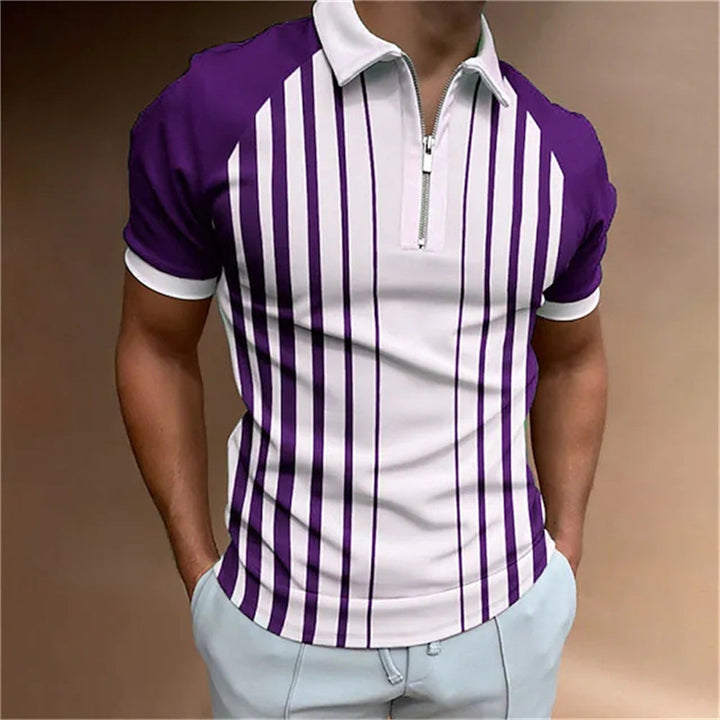 Men's Polo Shirt with Dynamic 3D Print
