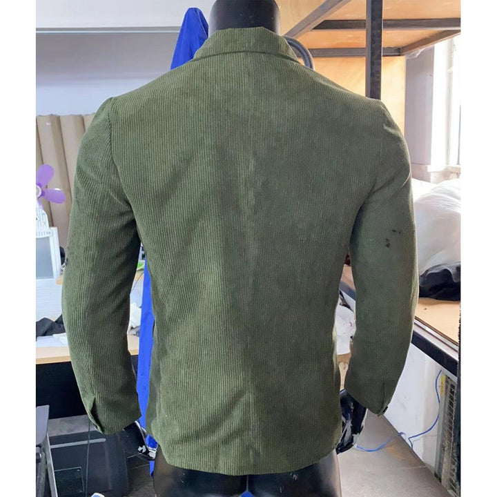 Men's Pure Color Open Lining Casual Jacket