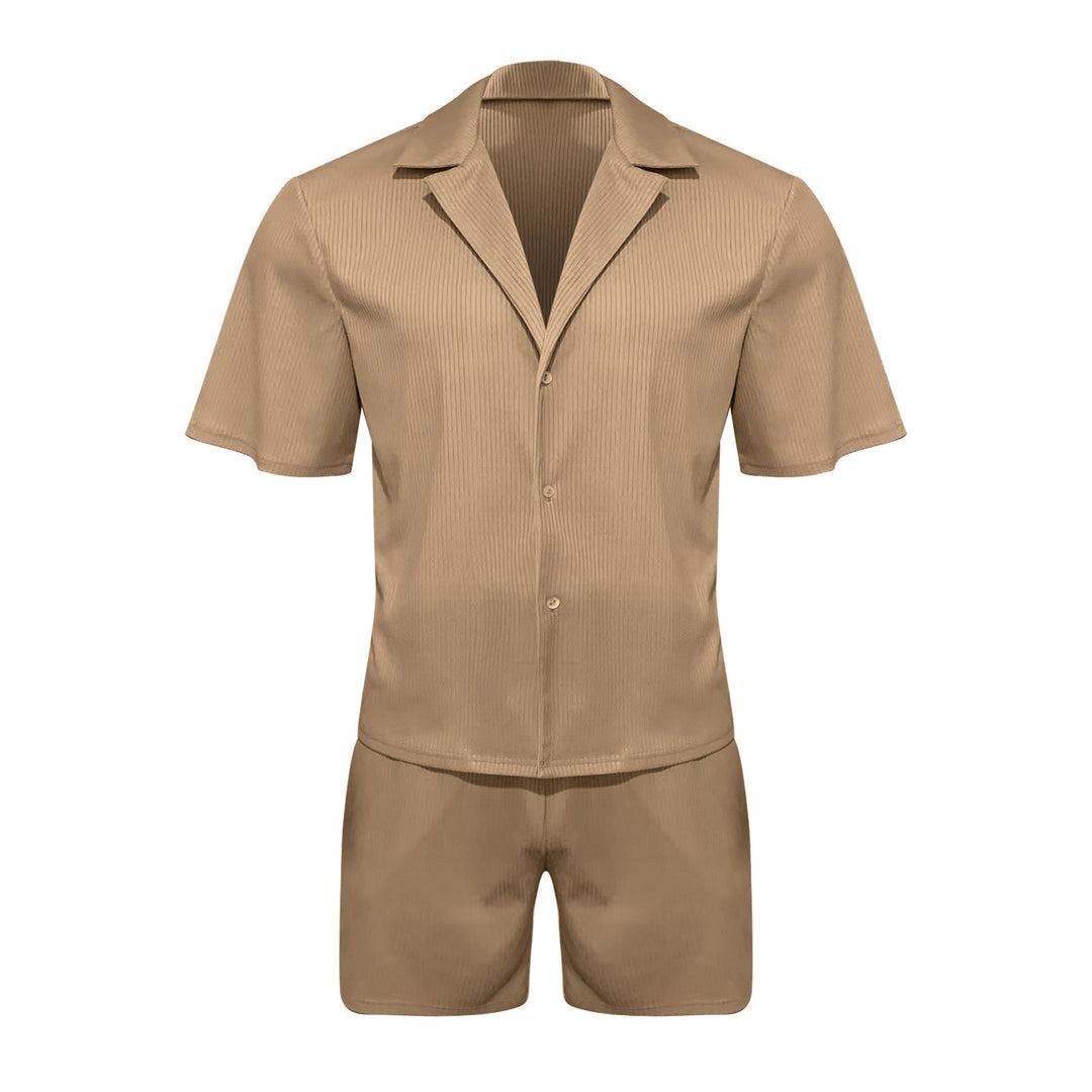 Men's Suit Fashion Stripe Two Piece Suit
