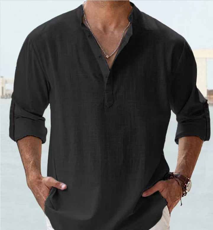 Men's Casual Loose-Fit Sports Shirt