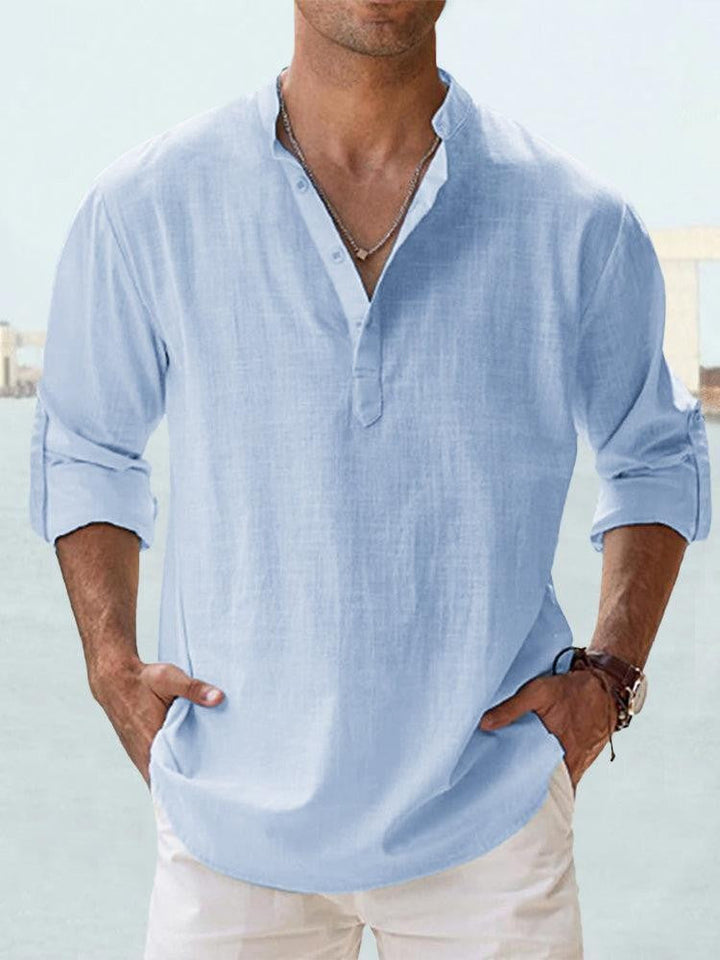 Men's Casual Loose-Fit Sports Shirt