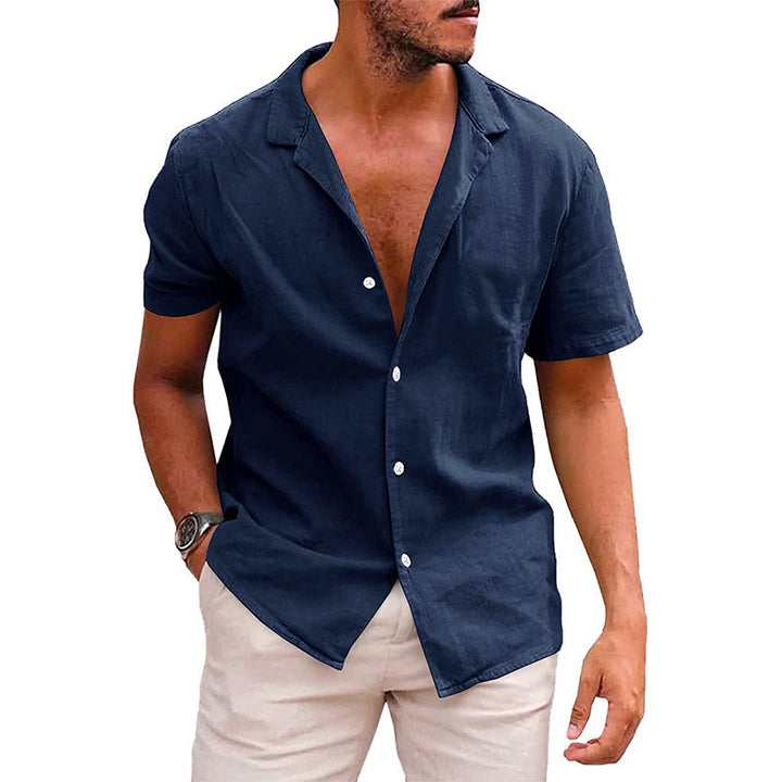 Men's Casual Button Down Short Sleeve Summer Shirt