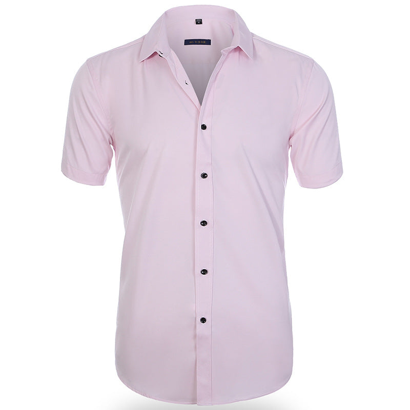 Clevecorner™ Breathable Elastic Anti-Wrinkle Short Sleeve Shirt