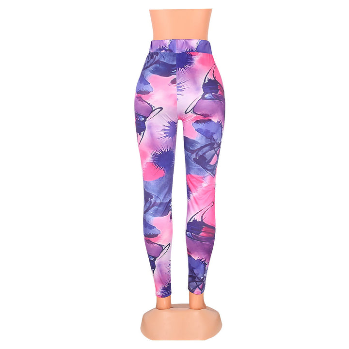 Women  Fashion Casual Printed Skinny Pants - Clevecorner