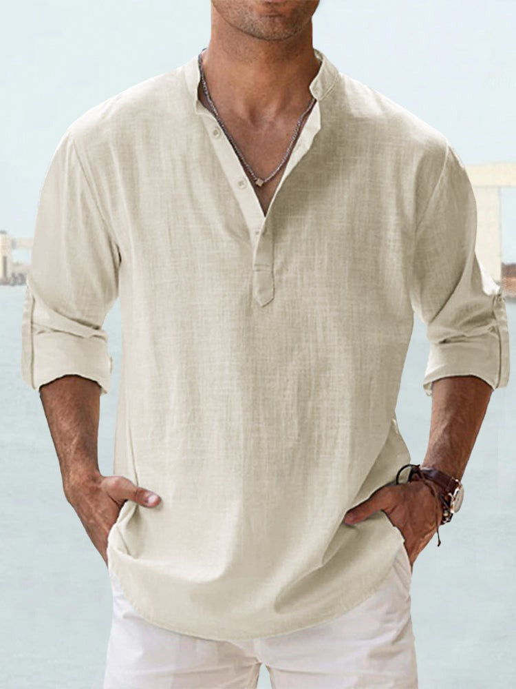 Men's Casual Loose-Fit Sports Shirt