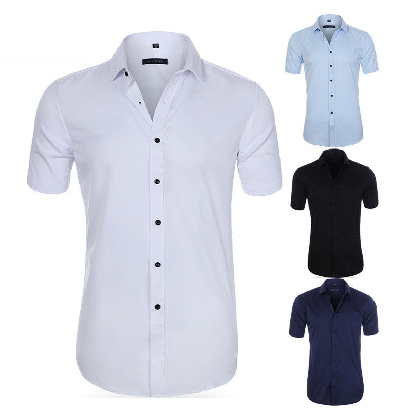 Clevecorner™ Breathable Elastic Anti-Wrinkle Short Sleeve Shirt