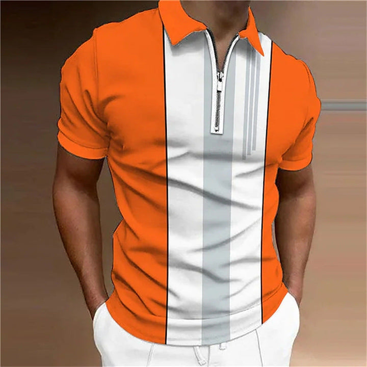 Men's Polo Shirt with Dynamic 3D Print