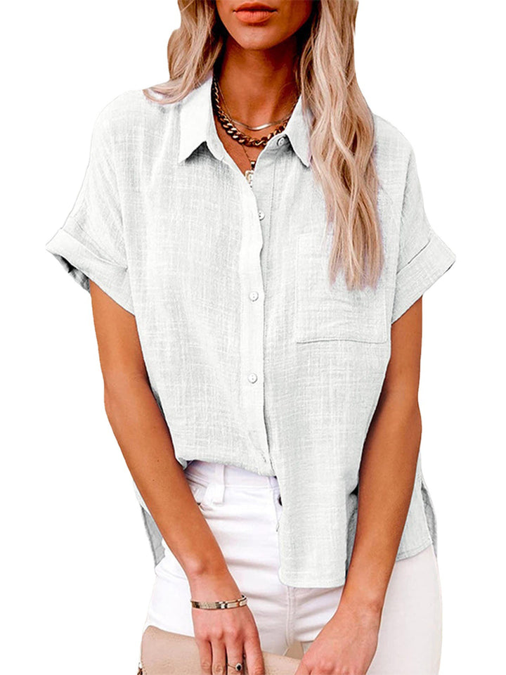 Solid Color Casual Loose Women's Patchwork Pocket Cardigan