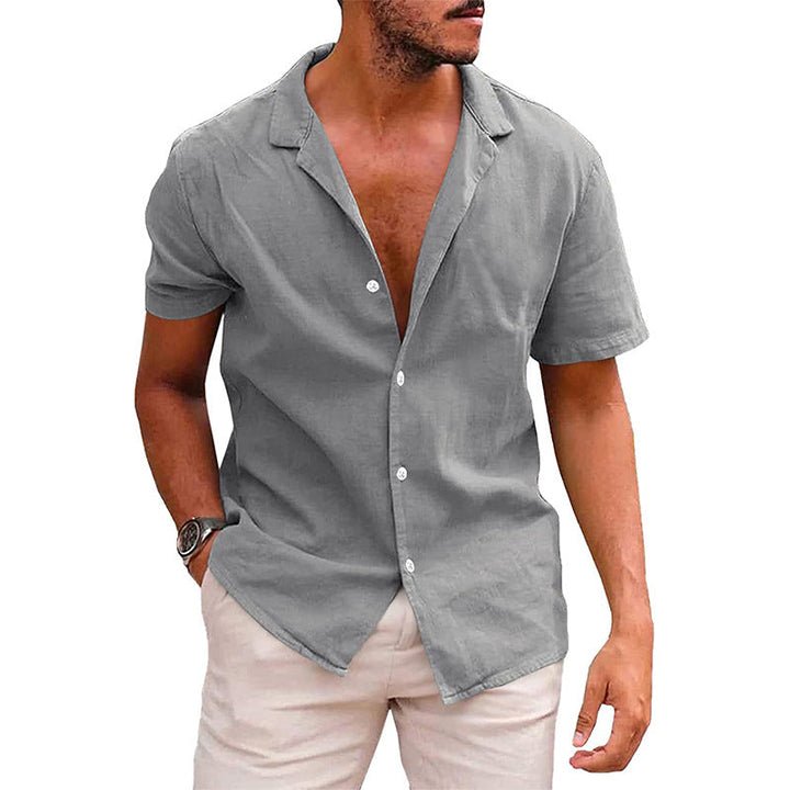 Men's Casual Button Down Short Sleeve Summer Shirt
