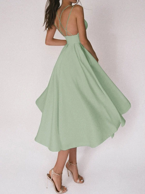 Women's Elegant Strappy Halter Dress - Clevecorner