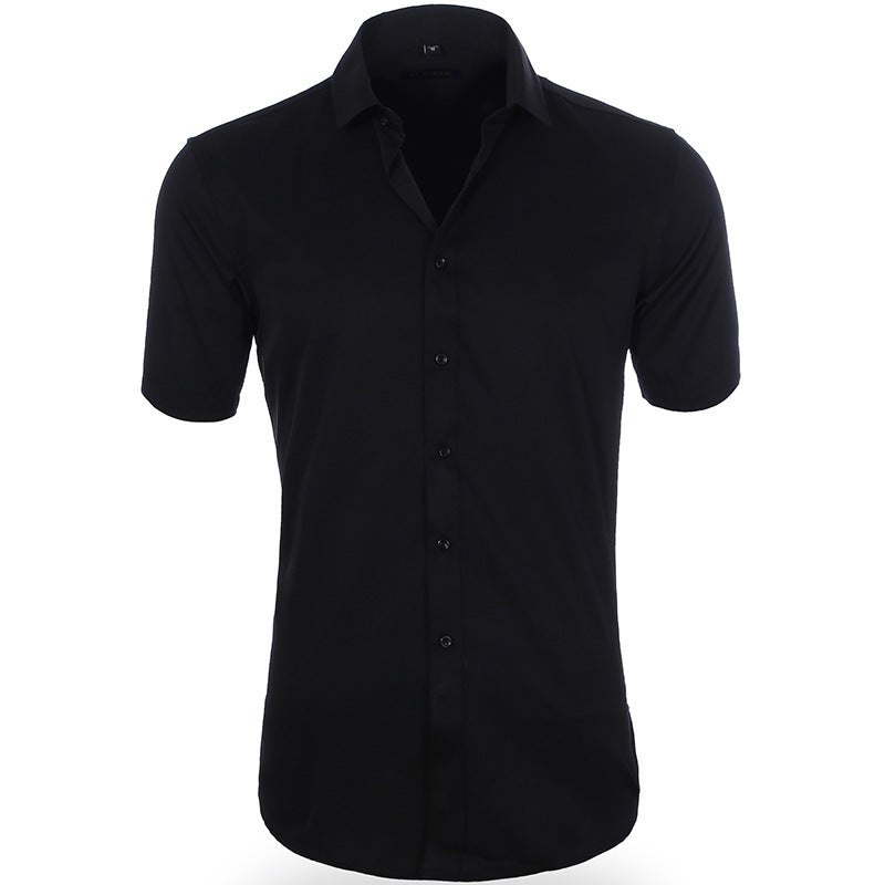 Clevecorner™ Breathable Elastic Anti-Wrinkle Short Sleeve Shirt