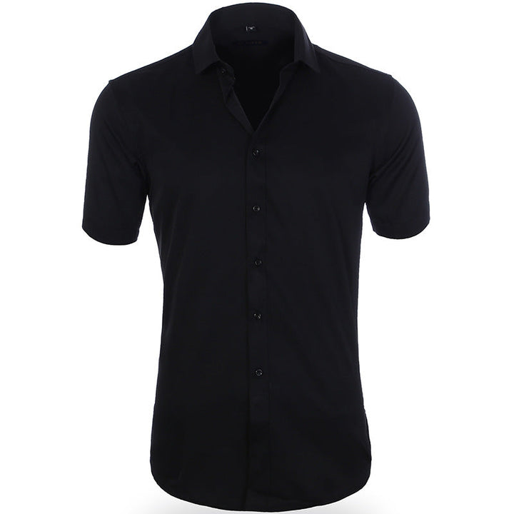 Clevecorner™ Breathable Elastic Anti-Wrinkle Short Sleeve Shirt