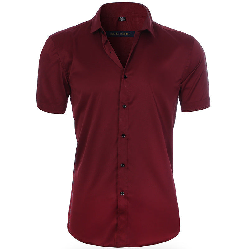 Clevecorner™ Breathable Elastic Anti-Wrinkle Short Sleeve Shirt