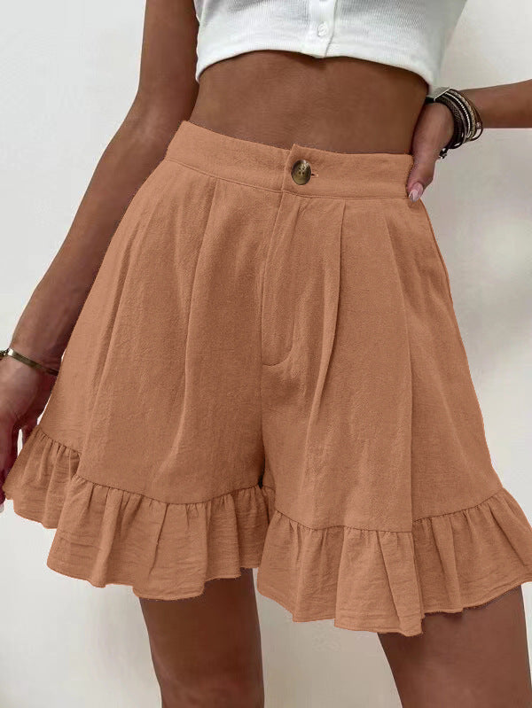Women's High Waist Shorts - Clevecorner