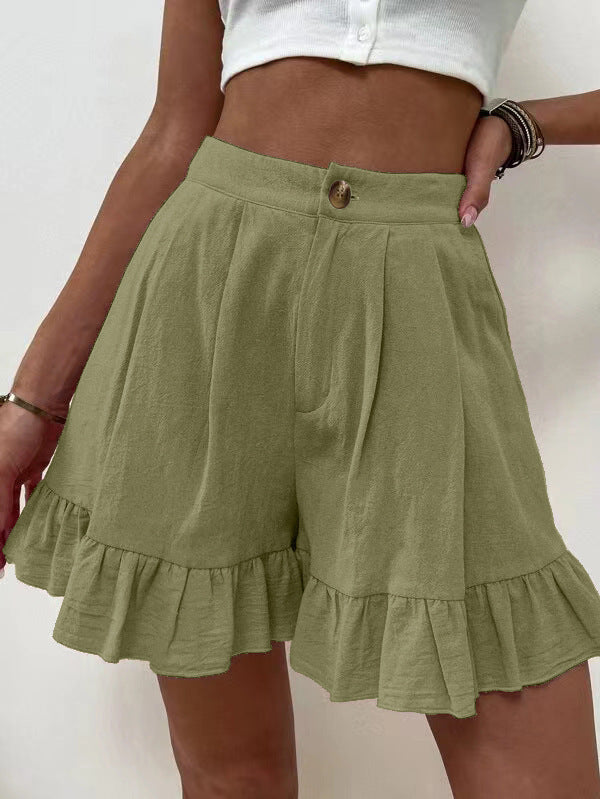 Women's High Waist Shorts - Clevecorner