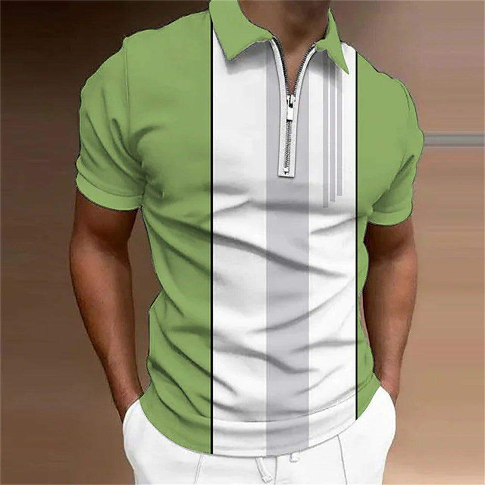 Men's Polo Shirt with Dynamic 3D Print