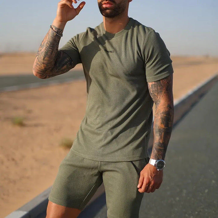 Men's Fashion Casual T-shirt Shorts Sports Suit