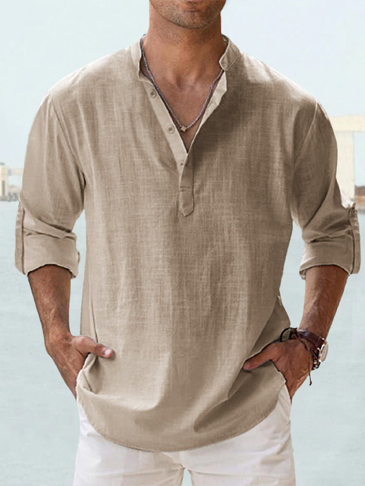 Men's Casual Loose-Fit Sports Shirt