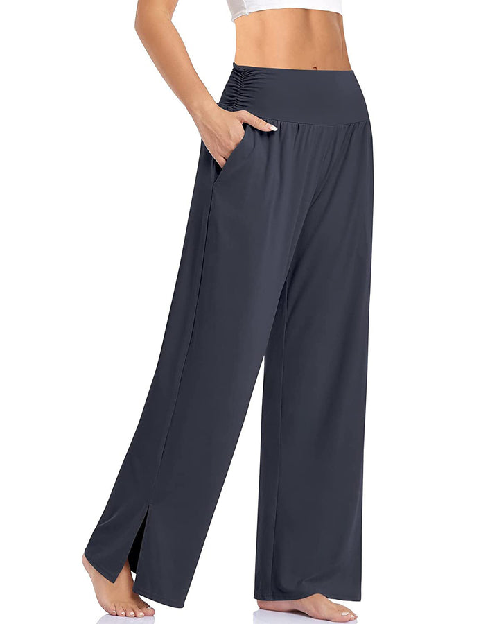 Wide Leg Casual Loose Yoga Sports Pants - Clevecorner