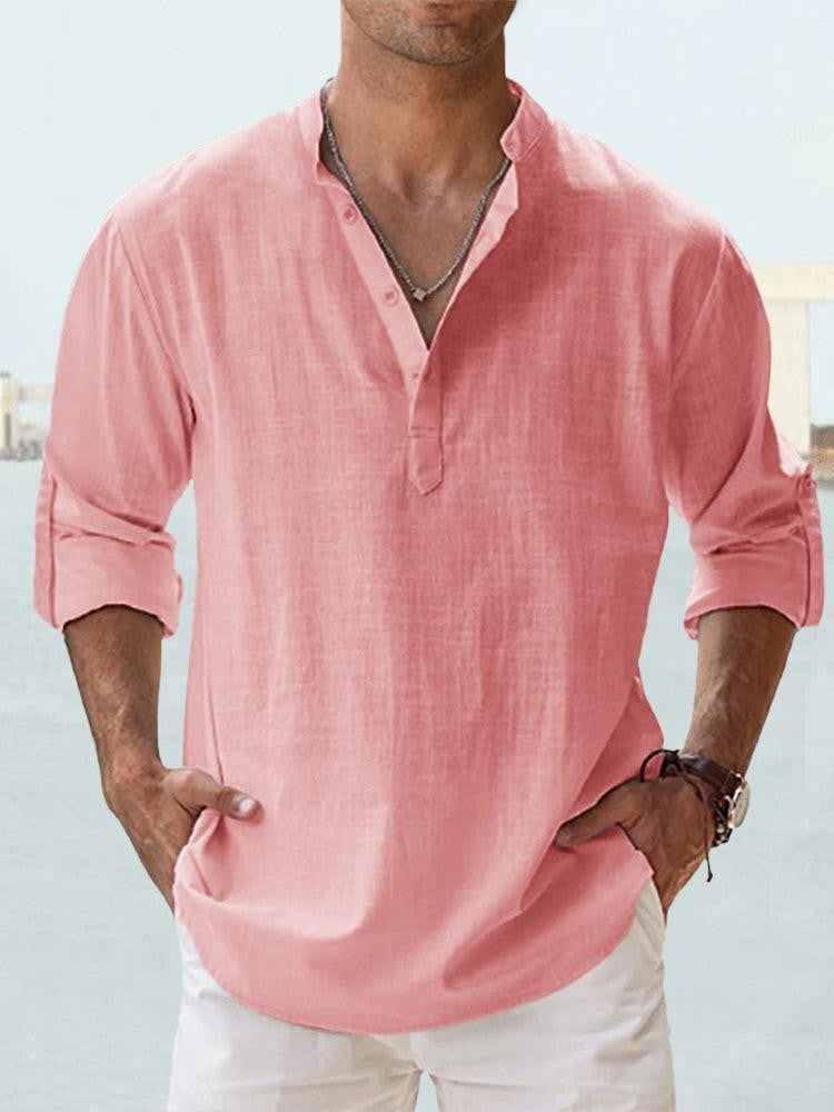 Men's Casual Loose-Fit Sports Shirt