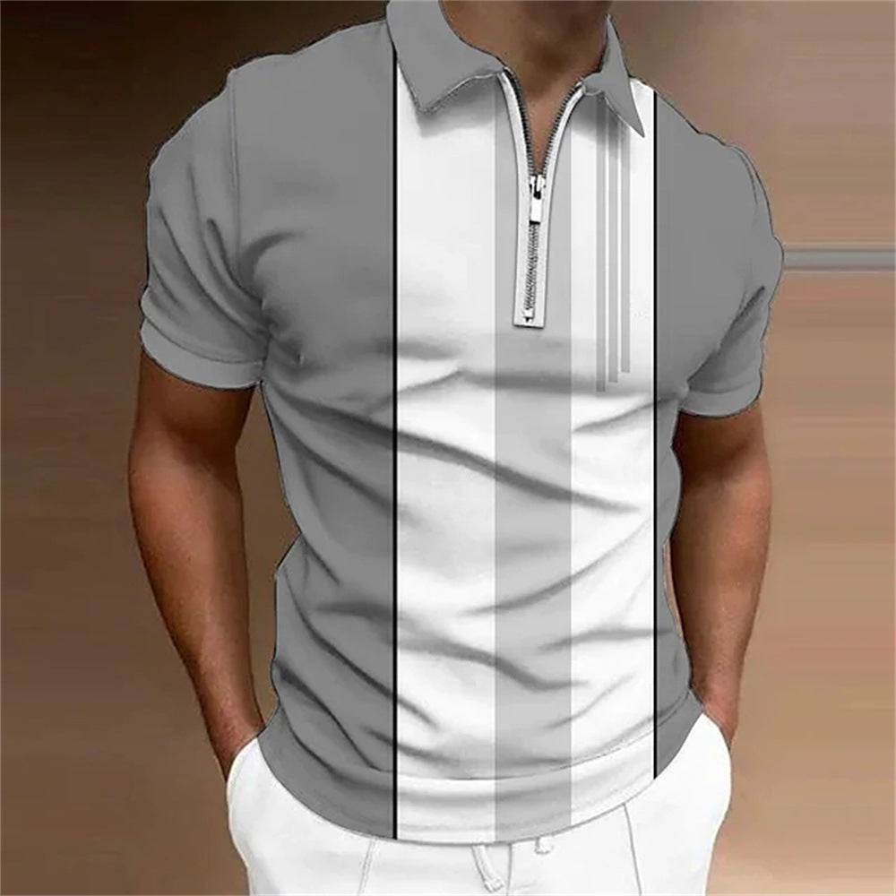 Men's Polo Shirt with Dynamic 3D Print