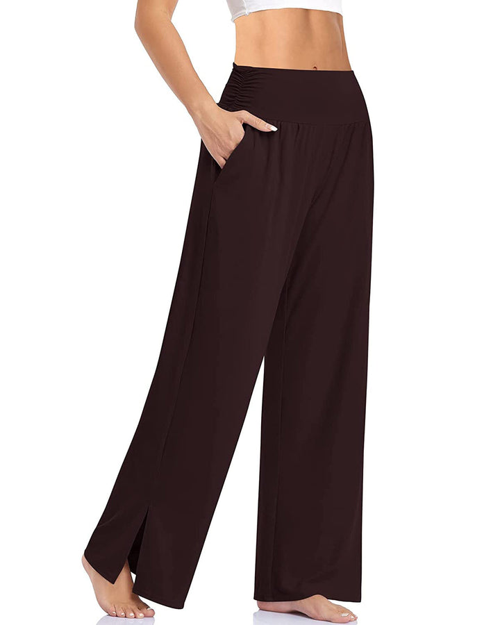 Wide Leg Casual Loose Yoga Sports Pants - Clevecorner