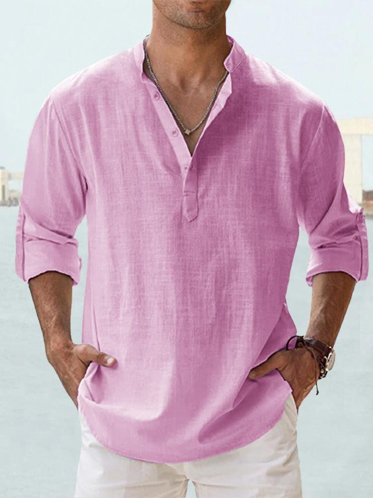 Men's Casual Loose-Fit Sports Shirt